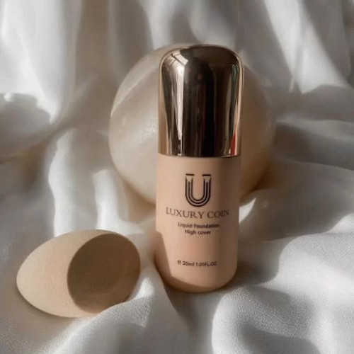 ست کرم پودر لاکچری کوین همراه پد